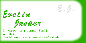 evelin jasper business card